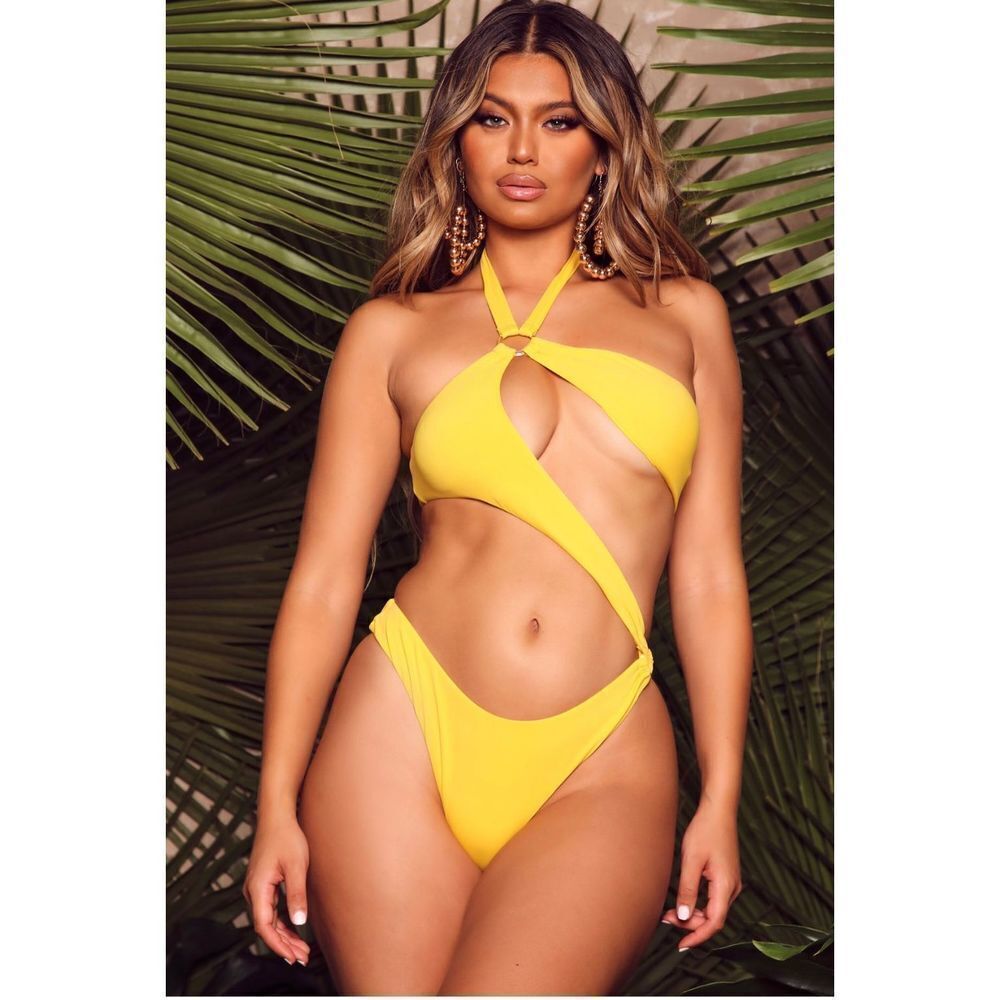 Cutout one piece my start swimsuit